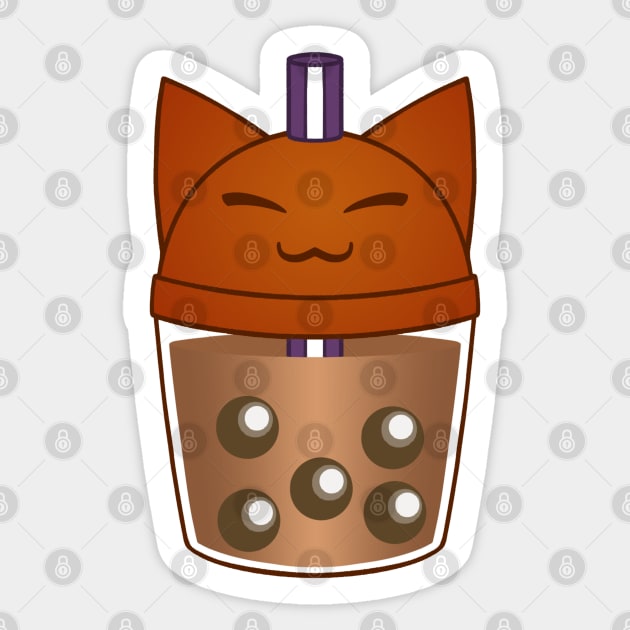 Fox Boba Sticker by Firestorm Fox